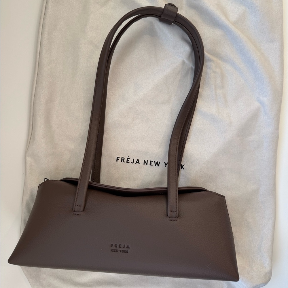 Freja New York Mini Chrystie Bag in Espresso